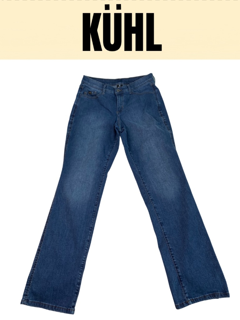Kuhl Blue Denim Jeans Women's 5 Pockets 10 Reg Outdoor Workwear